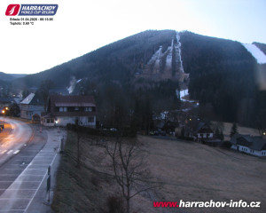 Město Harrachov - Střed města - 1.4.2026 v 06:17 Město Harrachov - Střed města - 1.4.2026 v 06:17