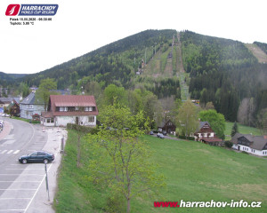 Město Harrachov - Střed města - 15.5.2026 v 06:32 Město Harrachov - Střed města - 15.5.2026 v 06:32