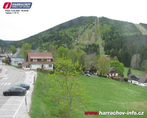 Město Harrachov - Střed města - 15.5.2026 v 08:02 Město Harrachov - Střed města - 15.5.2026 v 08:02