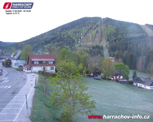 Město Harrachov - Střed města - 17.5.2026 v 05:17 Město Harrachov - Střed města - 17.5.2026 v 05:17