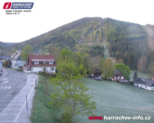 Město Harrachov - Střed města - 17.5.2026 v 05:47 Město Harrachov - Střed města - 17.5.2026 v 05:47