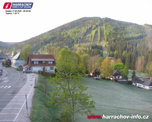 Město Harrachov - Střed města - 17.5.2026 v 06:32 Město Harrachov - Střed města - 17.5.2026 v 06:32