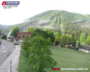 Město Harrachov - Střed města - 12.6.2026 v 06:17 Město Harrachov - Střed města - 12.6.2026 v 06:17