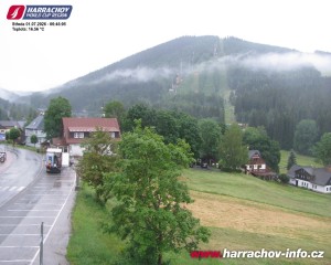 Město Harrachov - Střed města - 1.7.2026 v 06:47 Město Harrachov - Střed města - 1.7.2026 v 06:47