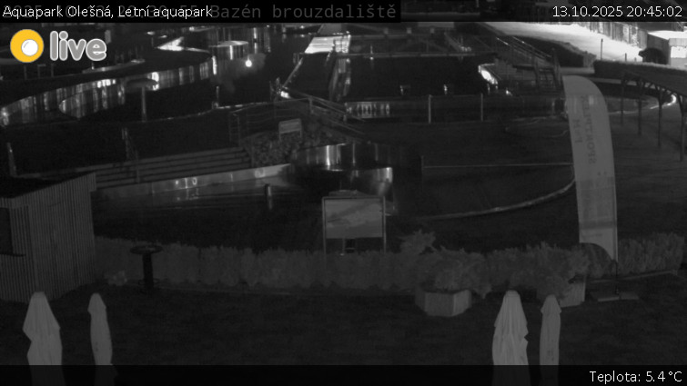 Aquapark Olešná - Letní aquapark - 13.10.2025 v 20:45 Aquapark Olešná - Letní aquapark - 13.10.2025 v 20:45