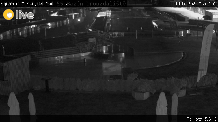 Aquapark Olešná - Letní aquapark - 14.10.2025 v 05:00 Aquapark Olešná - Letní aquapark - 14.10.2025 v 05:00