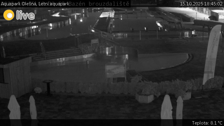 Aquapark Olešná - Letní aquapark - 15.10.2025 v 18:45 Aquapark Olešná - Letní aquapark - 15.10.2025 v 18:45