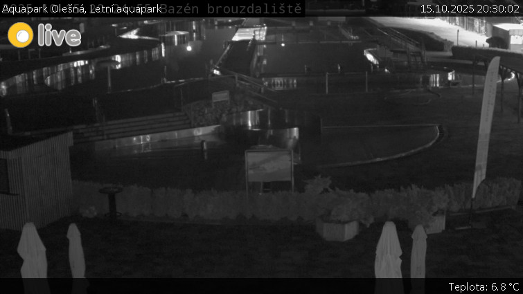Aquapark Olešná - Letní aquapark - 15.10.2025 v 20:30 Aquapark Olešná - Letní aquapark - 15.10.2025 v 20:30