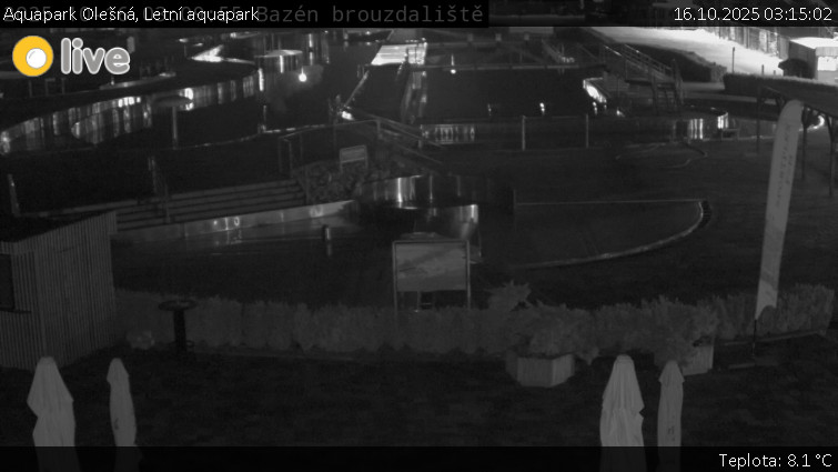 Aquapark Olešná - Letní aquapark - 16.10.2025 v 03:15 Aquapark Olešná - Letní aquapark - 16.10.2025 v 03:15