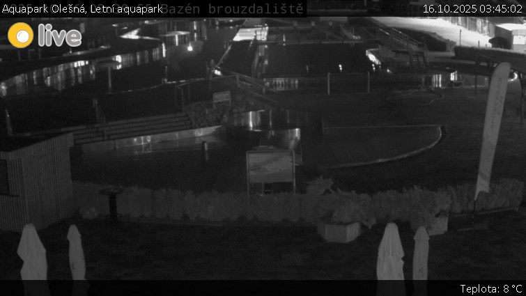 Aquapark Olešná - Letní aquapark - 16.10.2025 v 03:45 Aquapark Olešná - Letní aquapark - 16.10.2025 v 03:45