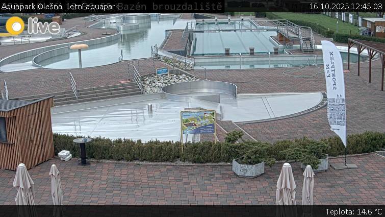 Aquapark Olešná - Letní aquapark - 16.10.2025 v 12:45 Aquapark Olešná - Letní aquapark - 16.10.2025 v 12:45