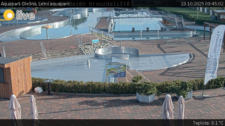 Aquapark Olešná - Letní aquapark - 19.10.2025 v 09:45 Aquapark Olešná - Letní aquapark - 19.10.2025 v 09:45