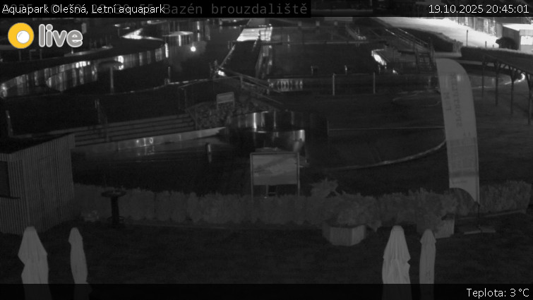 Aquapark Olešná - Letní aquapark - 19.10.2025 v 20:45 Aquapark Olešná - Letní aquapark - 19.10.2025 v 20:45
