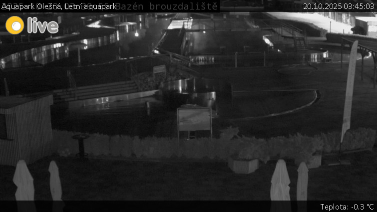 Aquapark Olešná - Letní aquapark - 20.10.2025 v 03:45 Aquapark Olešná - Letní aquapark - 20.10.2025 v 03:45