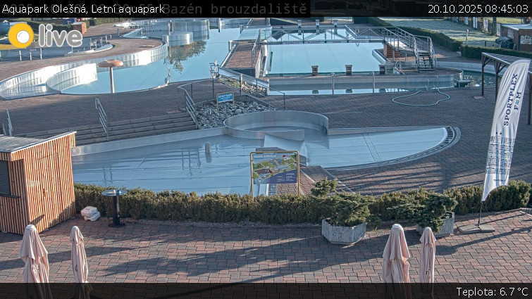 Aquapark Olešná - Letní aquapark - 20.10.2025 v 08:45 Aquapark Olešná - Letní aquapark - 20.10.2025 v 08:45