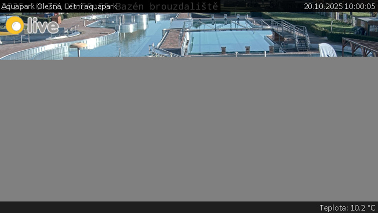 Aquapark Olešná - Letní aquapark - 20.10.2025 v 10:00 Aquapark Olešná - Letní aquapark - 20.10.2025 v 10:00