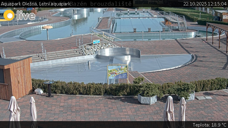 Aquapark Olešná - Letní aquapark - 22.10.2025 v 12:15 Aquapark Olešná - Letní aquapark - 22.10.2025 v 12:15