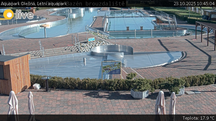 Aquapark Olešná - Letní aquapark - 23.10.2025 v 10:45 Aquapark Olešná - Letní aquapark - 23.10.2025 v 10:45
