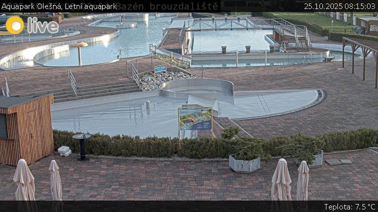 Aquapark Olešná - Letní aquapark - 25.10.2025 v 08:15 Aquapark Olešná - Letní aquapark - 25.10.2025 v 08:15