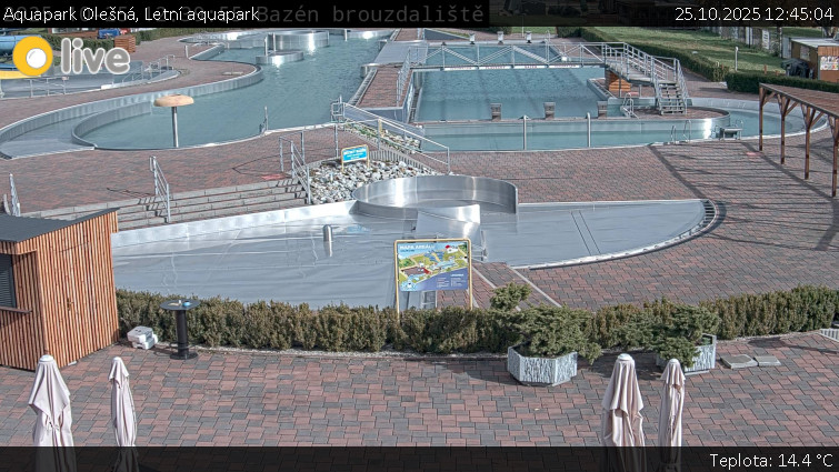 Aquapark Olešná - Letní aquapark - 25.10.2025 v 12:45 Aquapark Olešná - Letní aquapark - 25.10.2025 v 12:45
