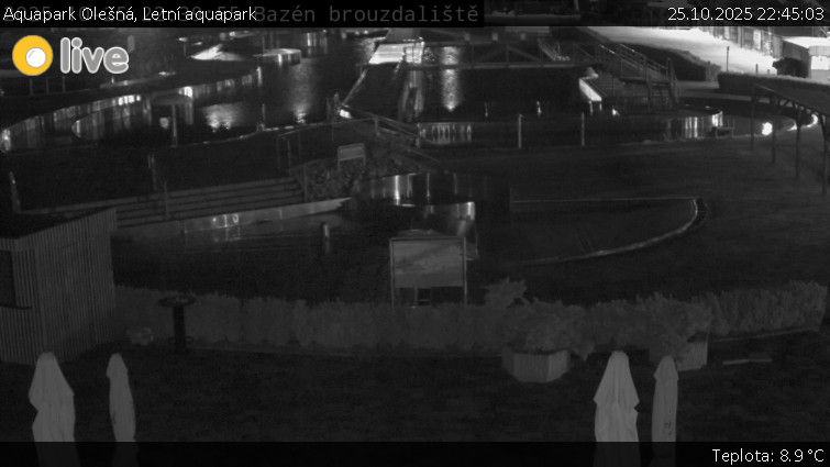 Aquapark Olešná - Letní aquapark - 25.10.2025 v 22:45 Aquapark Olešná - Letní aquapark - 25.10.2025 v 22:45