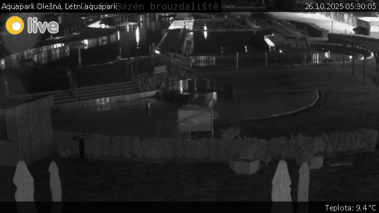 Aquapark Olešná - Letní aquapark - 26.10.2025 v 05:30 Aquapark Olešná - Letní aquapark - 26.10.2025 v 05:30