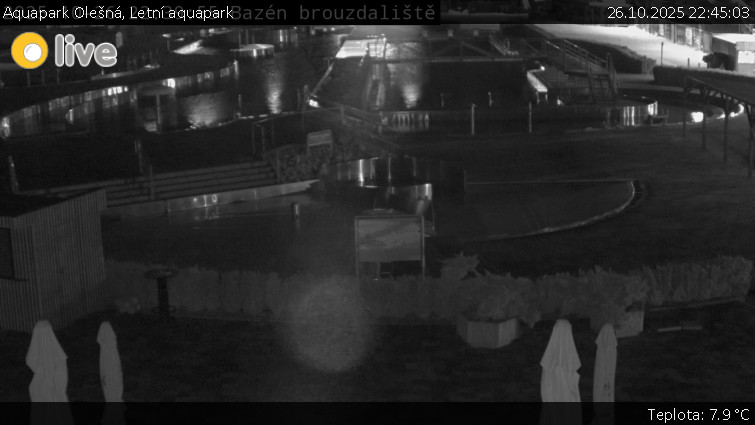 Aquapark Olešná - Letní aquapark - 26.10.2025 v 22:45 Aquapark Olešná - Letní aquapark - 26.10.2025 v 22:45