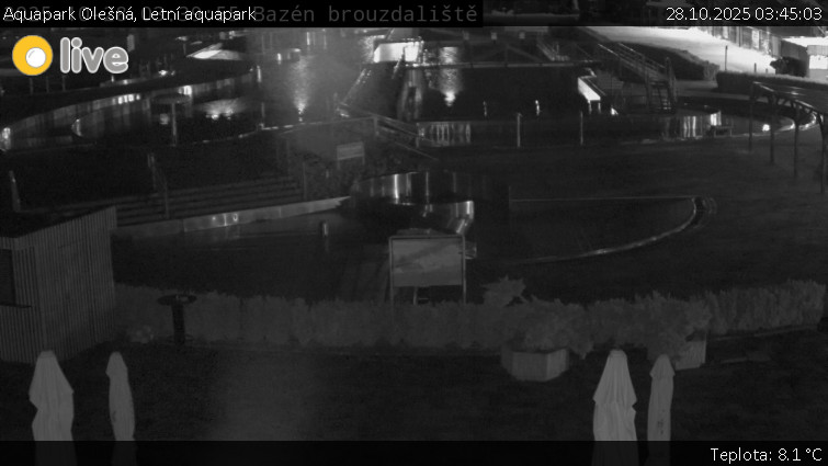 Aquapark Olešná - Letní aquapark - 28.10.2025 v 03:45 Aquapark Olešná - Letní aquapark - 28.10.2025 v 03:45