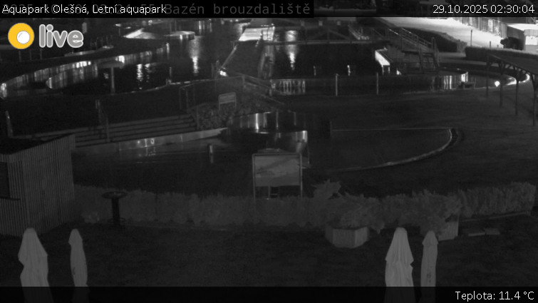 Aquapark Olešná - Letní aquapark - 29.10.2025 v 02:30 Aquapark Olešná - Letní aquapark - 29.10.2025 v 02:30