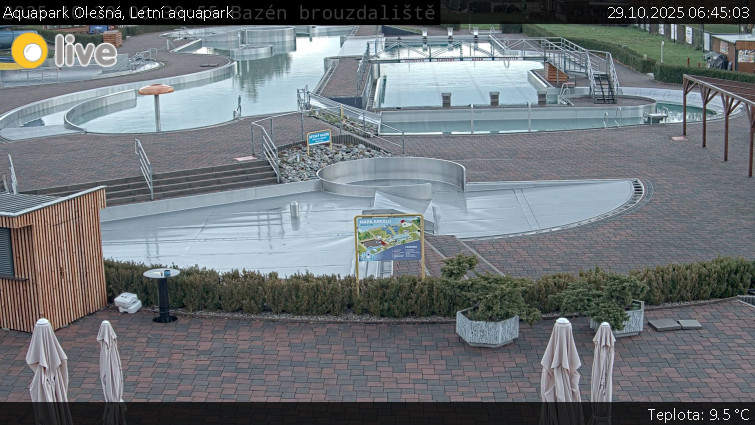 Aquapark Olešná - Letní aquapark - 29.10.2025 v 06:45 Aquapark Olešná - Letní aquapark - 29.10.2025 v 06:45