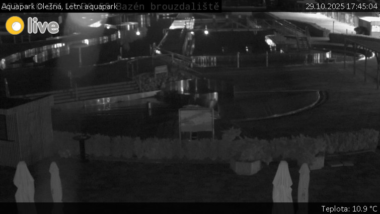 Aquapark Olešná - Letní aquapark - 29.10.2025 v 17:45 Aquapark Olešná - Letní aquapark - 29.10.2025 v 17:45