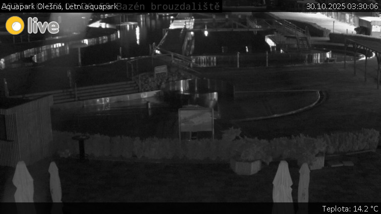 Aquapark Olešná - Letní aquapark - 30.10.2025 v 03:30 Aquapark Olešná - Letní aquapark - 30.10.2025 v 03:30