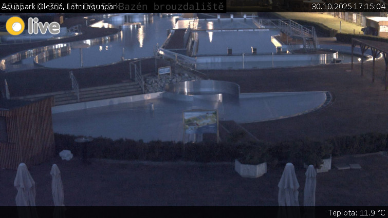 Aquapark Olešná - Letní aquapark - 30.10.2025 v 17:15 Aquapark Olešná - Letní aquapark - 30.10.2025 v 17:15