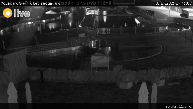 Aquapark Olešná - Letní aquapark - 30.10.2025 v 17:45 Aquapark Olešná - Letní aquapark - 30.10.2025 v 17:45