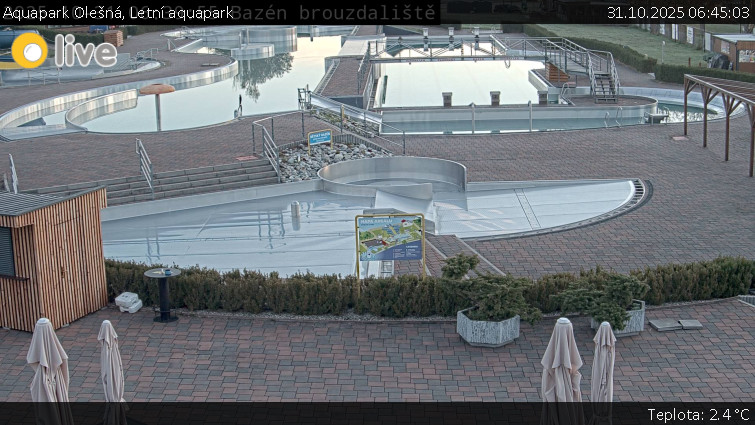 Aquapark Olešná - Letní aquapark - 31.10.2025 v 06:45 Aquapark Olešná - Letní aquapark - 31.10.2025 v 06:45