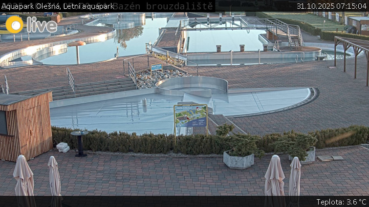 Aquapark Olešná - Letní aquapark - 31.10.2025 v 07:15 Aquapark Olešná - Letní aquapark - 31.10.2025 v 07:15