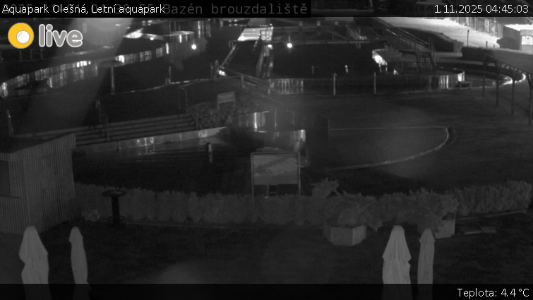 Aquapark Olešná - Letní aquapark - 1.11.2025 v 04:45 Aquapark Olešná - Letní aquapark - 1.11.2025 v 04:45
