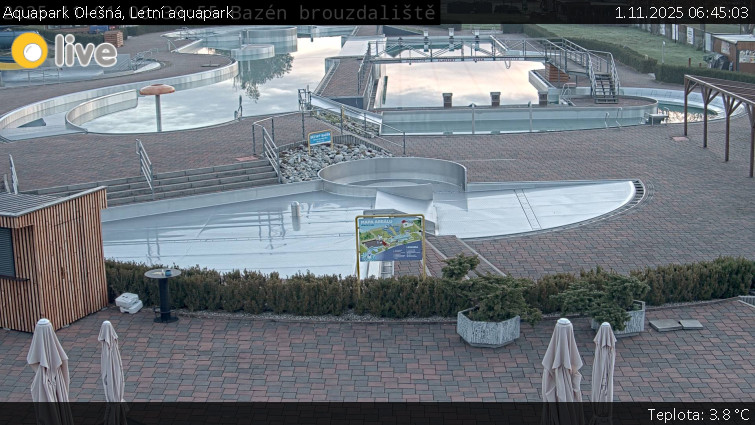 Aquapark Olešná - Letní aquapark - 1.11.2025 v 06:45 Aquapark Olešná - Letní aquapark - 1.11.2025 v 06:45