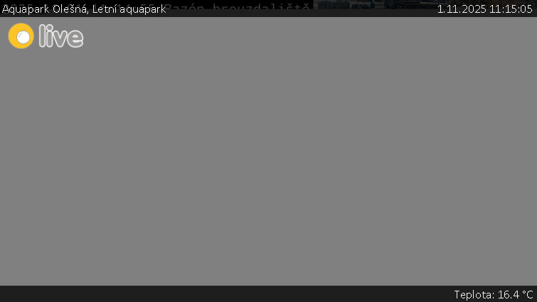 Aquapark Olešná - Letní aquapark - 1.11.2025 v 11:15 Aquapark Olešná - Letní aquapark - 1.11.2025 v 11:15
