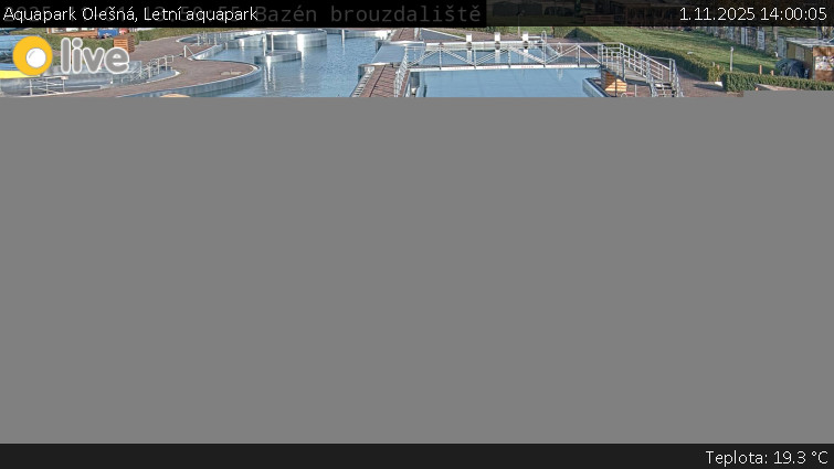 Aquapark Olešná - Letní aquapark - 1.11.2025 v 14:00 Aquapark Olešná - Letní aquapark - 1.11.2025 v 14:00