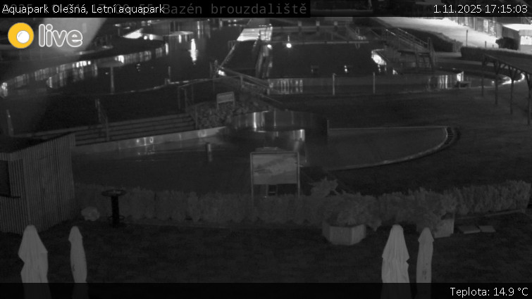 Aquapark Olešná - Letní aquapark - 1.11.2025 v 17:15 Aquapark Olešná - Letní aquapark - 1.11.2025 v 17:15