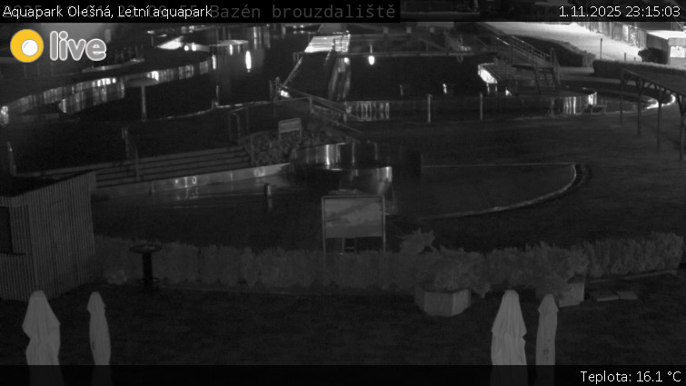 Aquapark Olešná - Letní aquapark - 1.11.2025 v 23:15 Aquapark Olešná - Letní aquapark - 1.11.2025 v 23:15