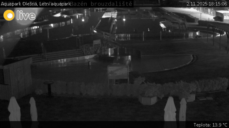 Aquapark Olešná - Letní aquapark - 2.11.2025 v 18:15 Aquapark Olešná - Letní aquapark - 2.11.2025 v 18:15