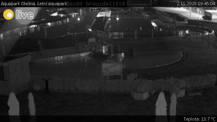 Aquapark Olešná - Letní aquapark - 2.11.2025 v 19:45 Aquapark Olešná - Letní aquapark - 2.11.2025 v 19:45
