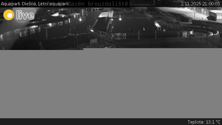 Aquapark Olešná - Letní aquapark - 2.11.2025 v 21:00 Aquapark Olešná - Letní aquapark - 2.11.2025 v 21:00
