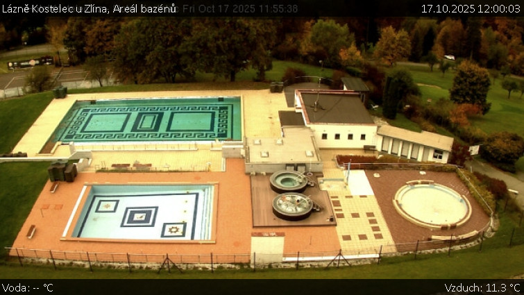 Lázně Kostelec u Zlína - Areál bazénů - 17.10.2025 v 12:00 Lázně Kostelec u Zlína - Areál bazénů - 17.10.2025 v 12:00