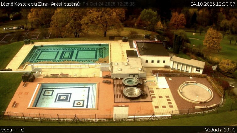 Lázně Kostelec u Zlína - Areál bazénů - 24.10.2025 v 12:30 Lázně Kostelec u Zlína - Areál bazénů - 24.10.2025 v 12:30