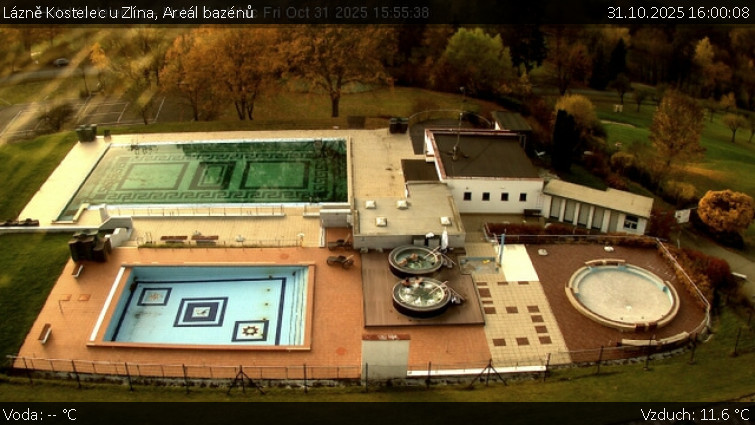 Lázně Kostelec u Zlína - Areál bazénů - 31.10.2025 v 16:00 Lázně Kostelec u Zlína - Areál bazénů - 31.10.2025 v 16:00