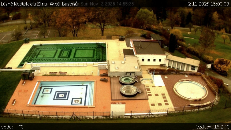 Lázně Kostelec u Zlína - Areál bazénů - 2.11.2025 v 15:00 Lázně Kostelec u Zlína - Areál bazénů - 2.11.2025 v 15:00