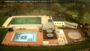 Lázně Kostelec u Zlína - Areál bazénů - 4.11.2025 v 07:15 Lázně Kostelec u Zlína - Areál bazénů - 4.11.2025 v 07:15